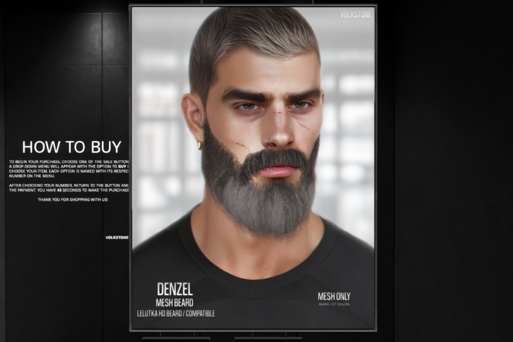 Anakin Harbase - Evox, L$199-L$665 | Denzel Beard - EvoX, L$299-L$849
