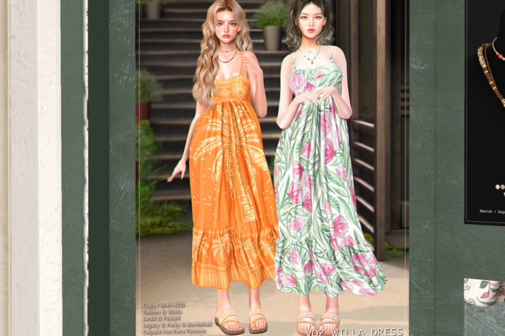 Willa Dress - Legacy/MaitreyaX/Reborn/+mods, L$275 each/L$1500 FP