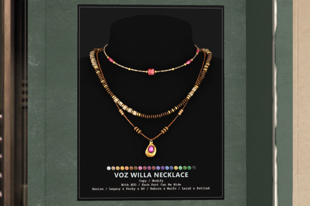 Willa Necklace - Legacy/MaitreyaX/Reborn/+mods, L$350