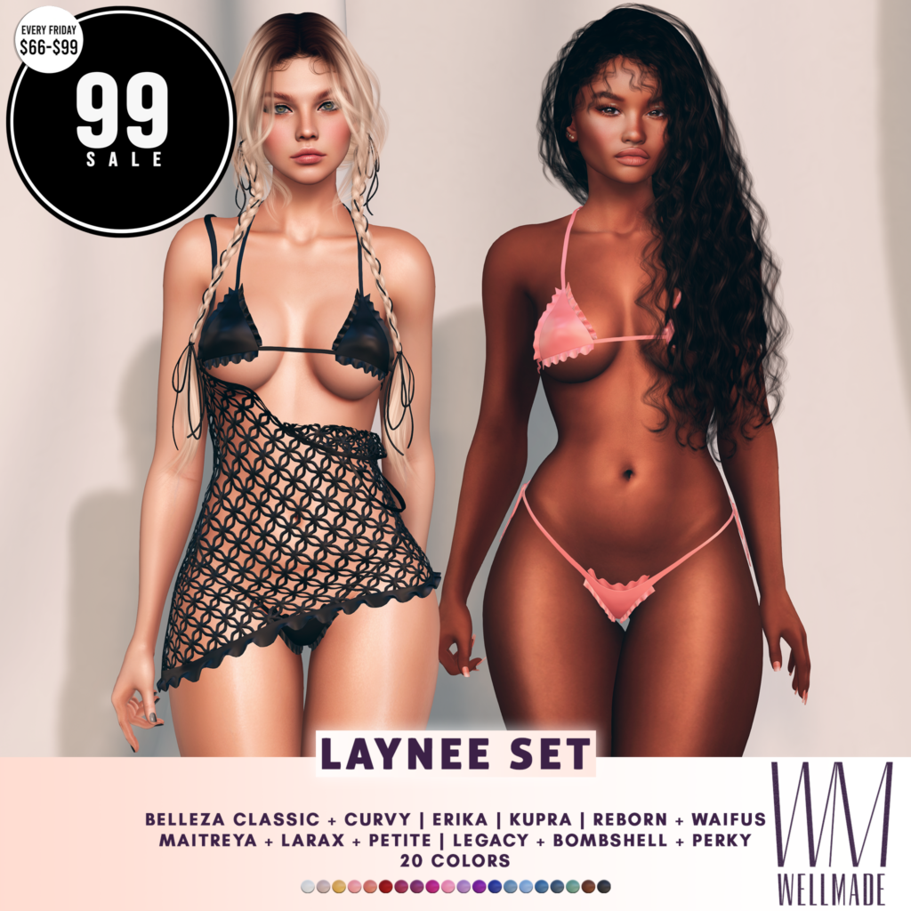 Laynee Set - Erika/GenX/Inithium/Legacy/Maitreya/Reborn/+mods	&lt;a href=&quot;http://maps.secondlife.com/secondlife/Serena%20Capri/153/156/3501&quot; target=&quot;_blank&quot;&gt;Teleport&lt;/a&gt;