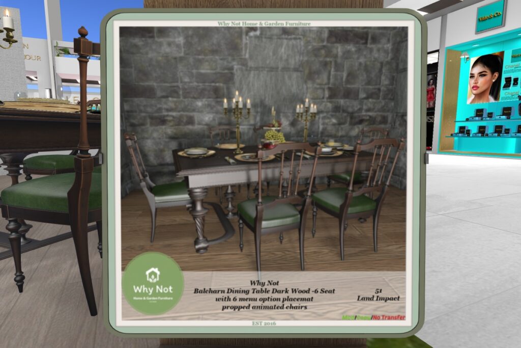 Balcharn Dining Table Decor Set, L$394 FP