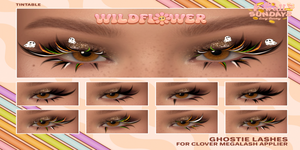 Ghostie Lashes - Clover Megalash	&lt;a href=&quot;http://maps.secondlife.com/secondlife/Silverblade%20Shore/66/113/1001&quot; target=&quot;_blank&quot;&gt;Teleport&lt;/a&gt;
