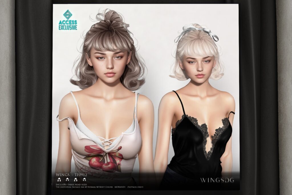 TF0912 Hairstyle, L$320 each/L$900 FP