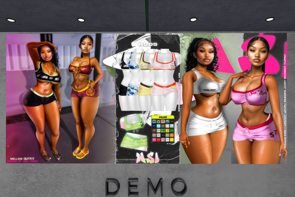 Mellow Top &amp; Skirt - Inithium/Legacy/Reborn/Yentements/+mods, L$300 each/L$1299 each FP