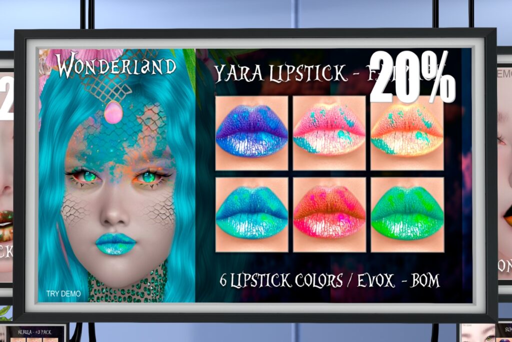 Yara Lipstick - EvoX, L$199 FP