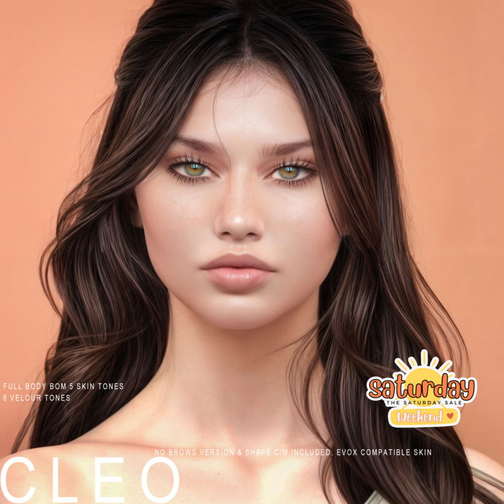 Cleo Skin - BOM/EvoX	&lt;a href=&quot;http://maps.secondlife.com/secondlife/Vintage%20Romance/119/168/900&quot; target=&quot;_blank&quot;&gt;Teleport&lt;/a&gt;