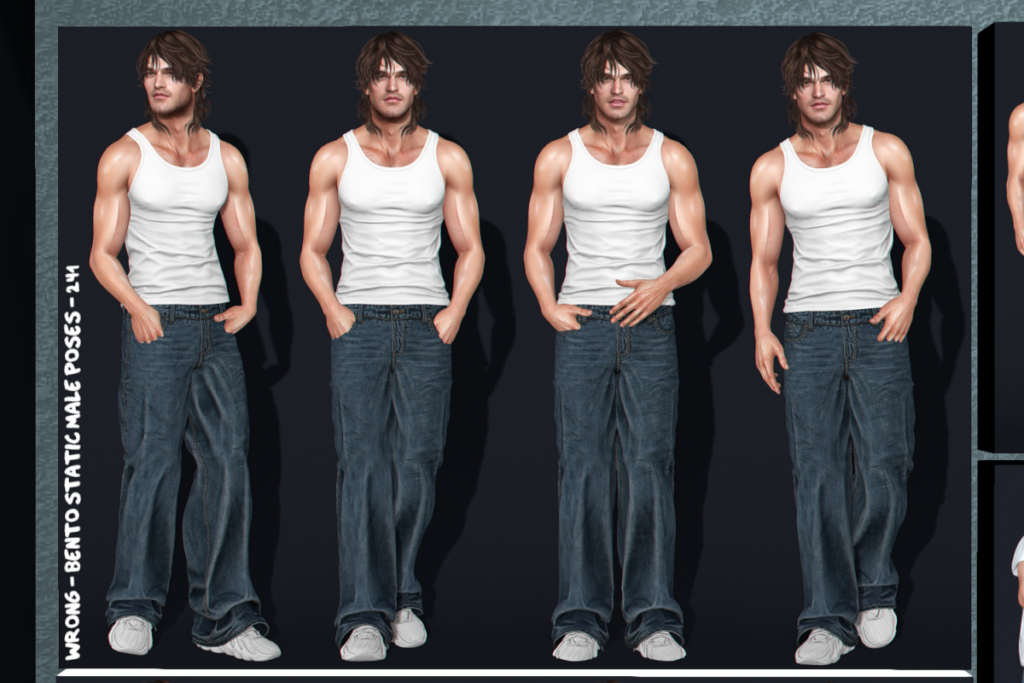 Bento Static Male Poses - 241, L$250