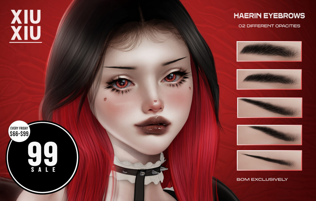 Haerin Eyebrows - BOM	&lt;a href=&quot;http://maps.secondlife.com/secondlife/Paradise%20Isla/197/142/901&quot; target=&quot;_blank&quot;&gt;Teleport&lt;/a&gt;