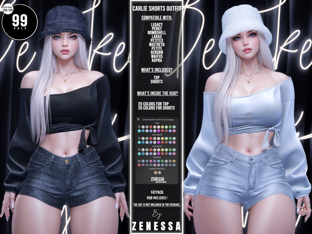 Carlie Outfit - Inithium/Legacy/Maitreya/Reborn/+mods	&lt;a href=&quot;http://maps.secondlife.com/secondlife/Couture%20Way/72/33/22&quot; target=&quot;_blank&quot;&gt;Teleport&lt;/a&gt;