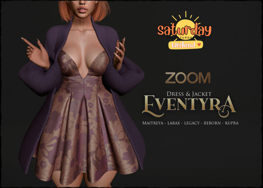 Eventyra Dress &amp; Jacket - Inithium/Legacy/Maitreya/Reborn/+mods	&lt;a href=&quot;http://maps.secondlife.com/secondlife/Sunset/72/63/2001&quot; target=&quot;_blank&quot;&gt;Teleport&lt;/a&gt;