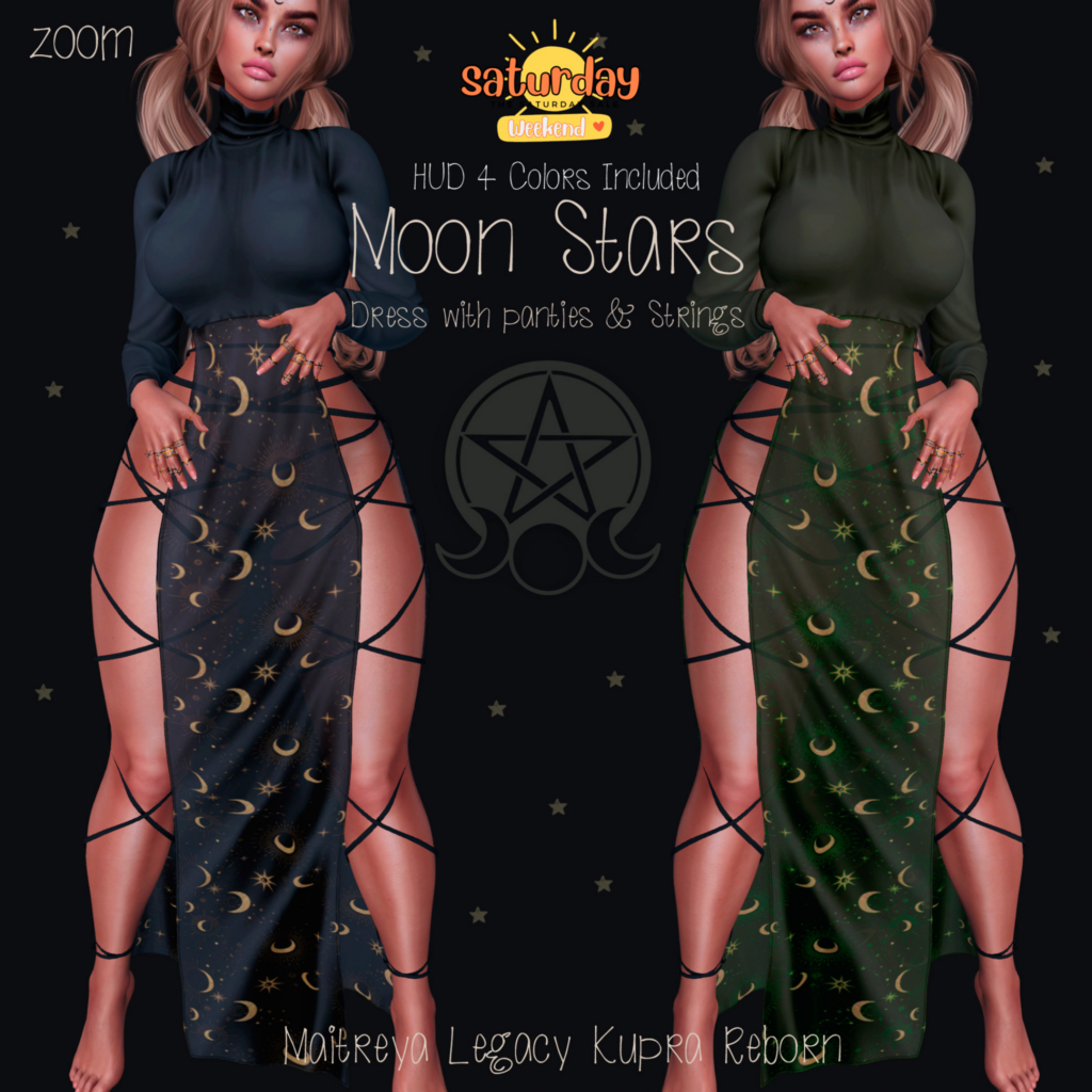 Moon Stars Dress - Inithium/Legacy/Maitreya/Reborn	&lt;a href=&quot;http://maps.secondlife.com/secondlife/Sunset/72/63/2001&quot; target=&quot;_blank&quot;&gt;Teleport&lt;/a&gt;