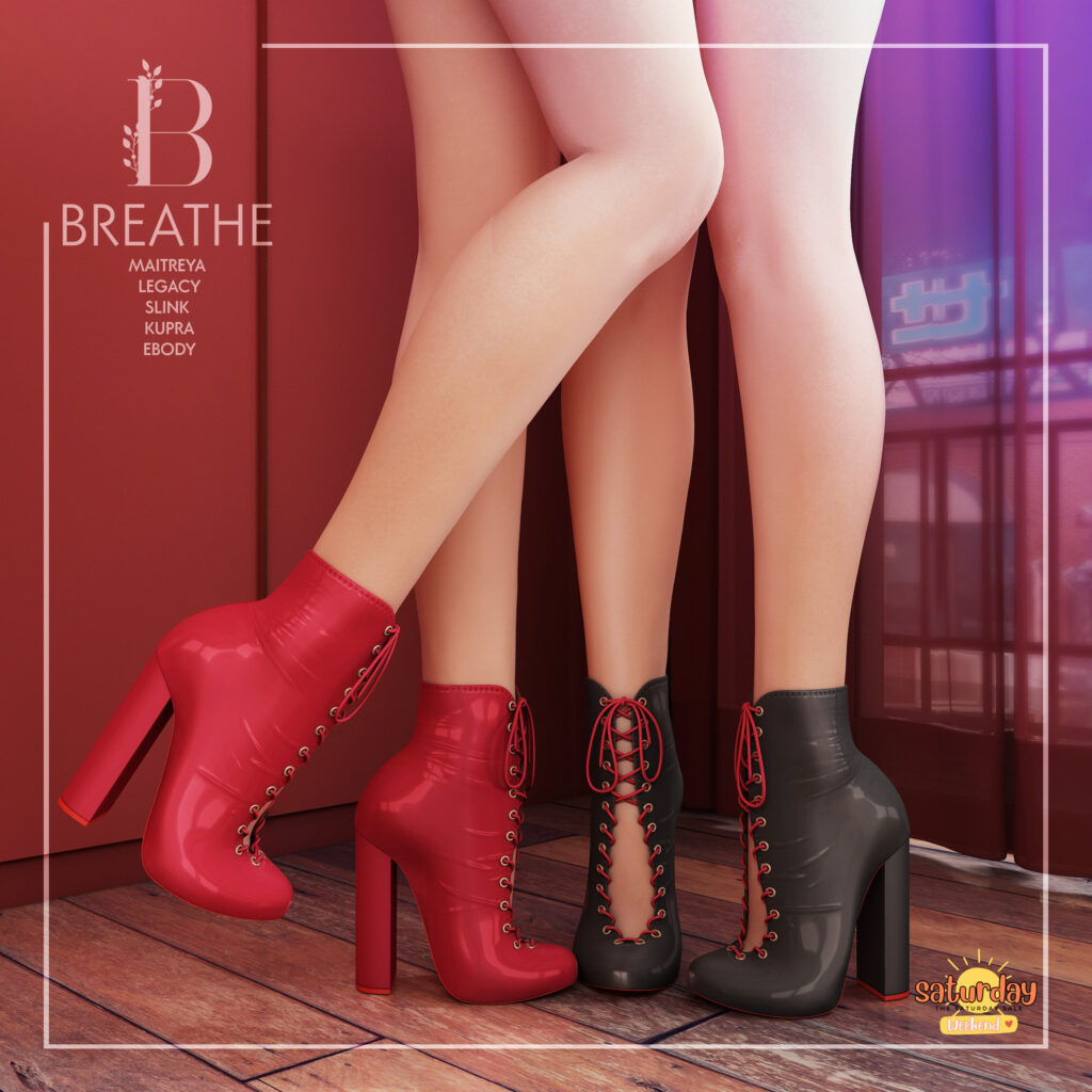 Takame Boots - Inithium/Legacy/Maitreya/Reborn/Slink	&lt;a href=&quot;http://maps.secondlife.com/secondlife/BREATHE/131/130/22&quot; target=&quot;_blank&quot;&gt;Teleport&lt;/a&gt;