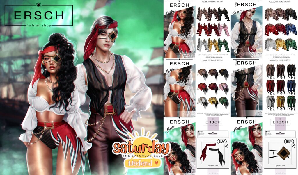 Berth &amp; Bertha Suits - See Ad For Fits	&lt;a href=&quot;http://maps.secondlife.com/secondlife/Lyrics/30/73/33&quot; target=&quot;_blank&quot;&gt;Teleport&lt;/a&gt;