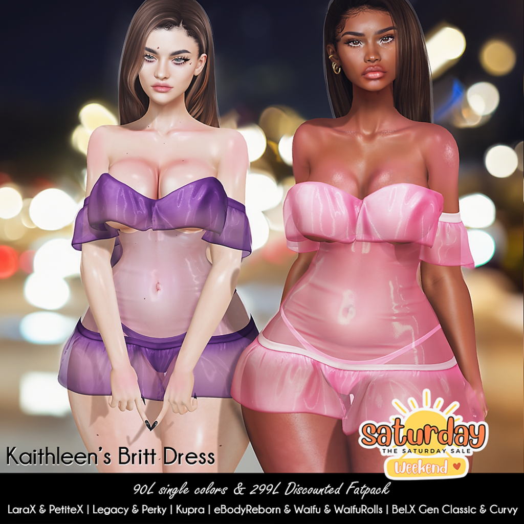 Britt Dress - GenX/Inithium/Legacy/MaitreyaX/Reborn/+mods	&lt;a href=&quot;http://maps.secondlife.com/secondlife/Maribella/201/126/23&quot; target=&quot;_blank&quot;&gt;Teleport&lt;/a&gt;