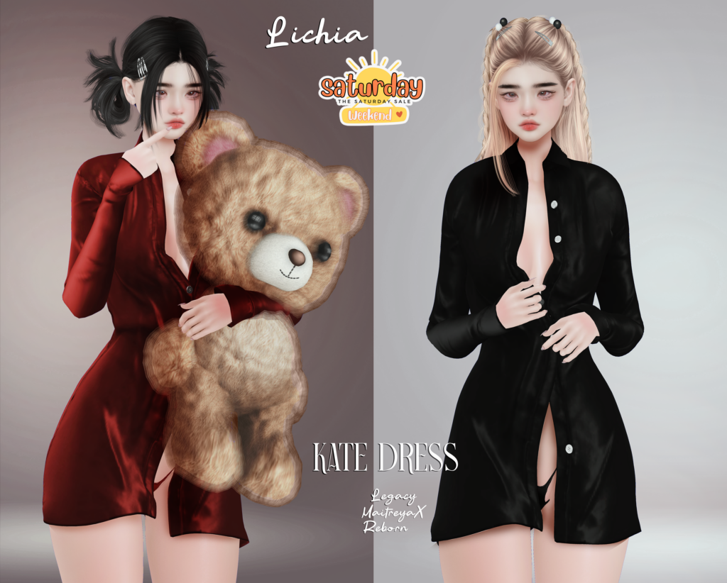 Kate Dress - Legacy/MaitreyaX/Reborn	&lt;a href=&quot;http://maps.secondlife.com/secondlife/Hashira/26/91/3&quot; target=&quot;_blank&quot;&gt;Teleport&lt;/a&gt;