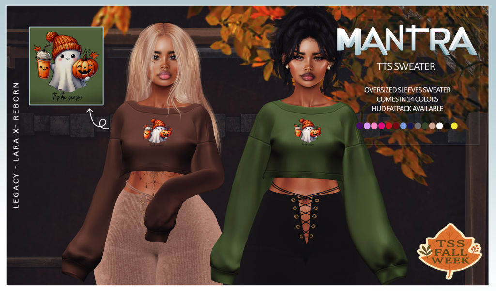 TTS Sweater - Legacy/MaitreyaX/Reborn	&lt;a href=&quot;https://maps.secondlife.com/secondlife/Himalayas/201/59/3002&quot; target=&quot;_blank&quot;&gt;Teleport&lt;/a&gt;