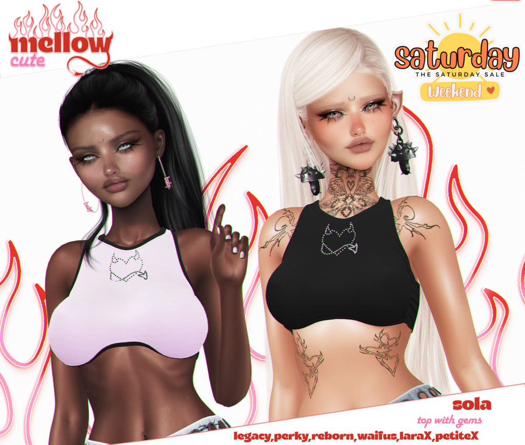 Sola Top - Legacy/MaitreyaX/Reborn/+mods	&lt;a href=&quot;http://maps.secondlife.com/secondlife/La%20Vie/151/124/26&quot; target=&quot;_blank&quot;&gt;Teleport&lt;/a&gt;