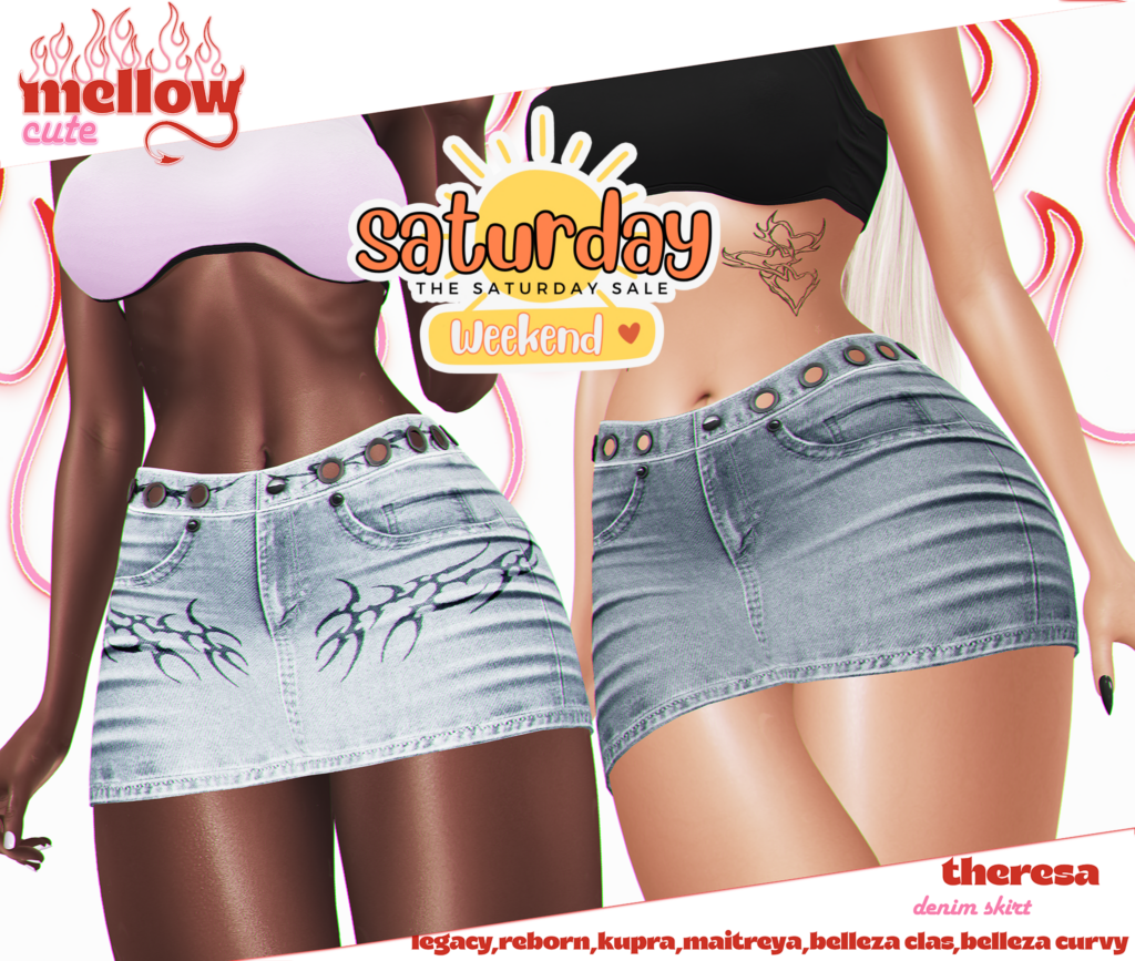 Theresa Skirt - GenX/Inithium/Legacy/Maitreya/Reborn	&lt;a href=&quot;http://maps.secondlife.com/secondlife/La%20Vie/151/124/26&quot; target=&quot;_blank&quot;&gt;Teleport&lt;/a&gt;
