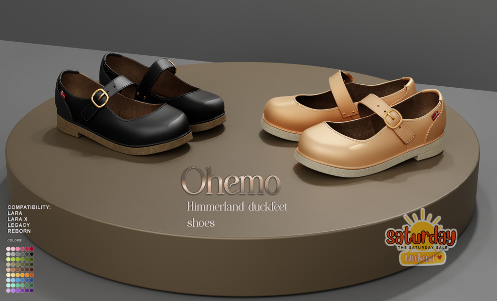 Himmerland Duckfeet Shoes - Legacy/Maitreya/Reborn/+mods	&lt;a href=&quot;http://maps.secondlife.com/secondlife/Horan/52/235/2002&quot; target=&quot;_blank&quot;&gt;Teleport&lt;/a&gt;