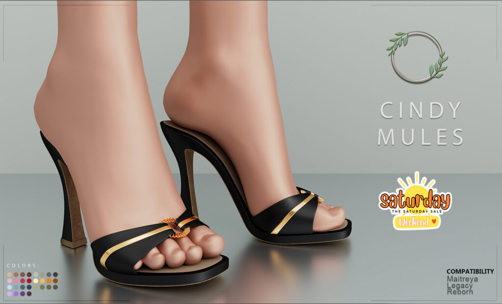 Cindy Mules - Legacy/Maitreya/Reborn	&lt;a href=&quot;http://maps.secondlife.com/secondlife/Horan/52/235/2002&quot; target=&quot;_blank&quot;&gt;Teleport&lt;/a&gt;