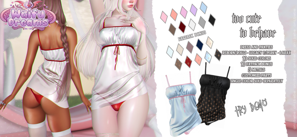 Too Cute to Behave Set - Legacy/MaitreyaX/Reborn/+mods