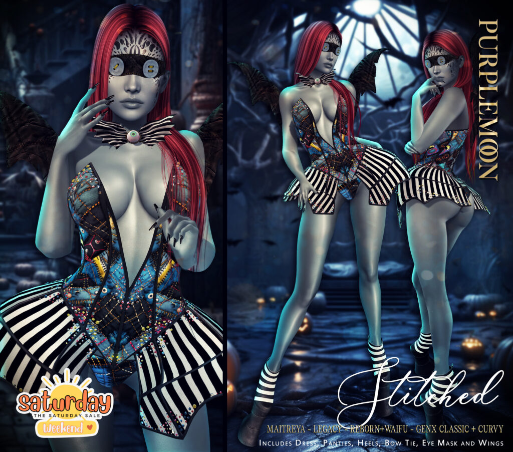 Stitched Doll Outfit - Legacy/MaitreyaX/Reborn/+mods	&lt;a href=&quot;http://maps.secondlife.com/secondlife/Stellar/126/37/22&quot; target=&quot;_blank&quot;&gt;Teleport&lt;/a&gt;