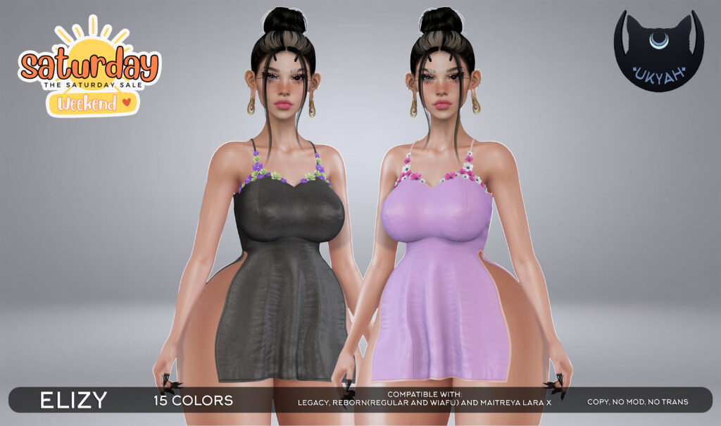 Elizy Dress - Legacy/MaitreyaX/Reborn/+mods	&lt;a href=&quot;http://maps.secondlife.com/secondlife/Magic%20Sky/194/96/2022&quot; target=&quot;_blank&quot;&gt;Teleport&lt;/a&gt;