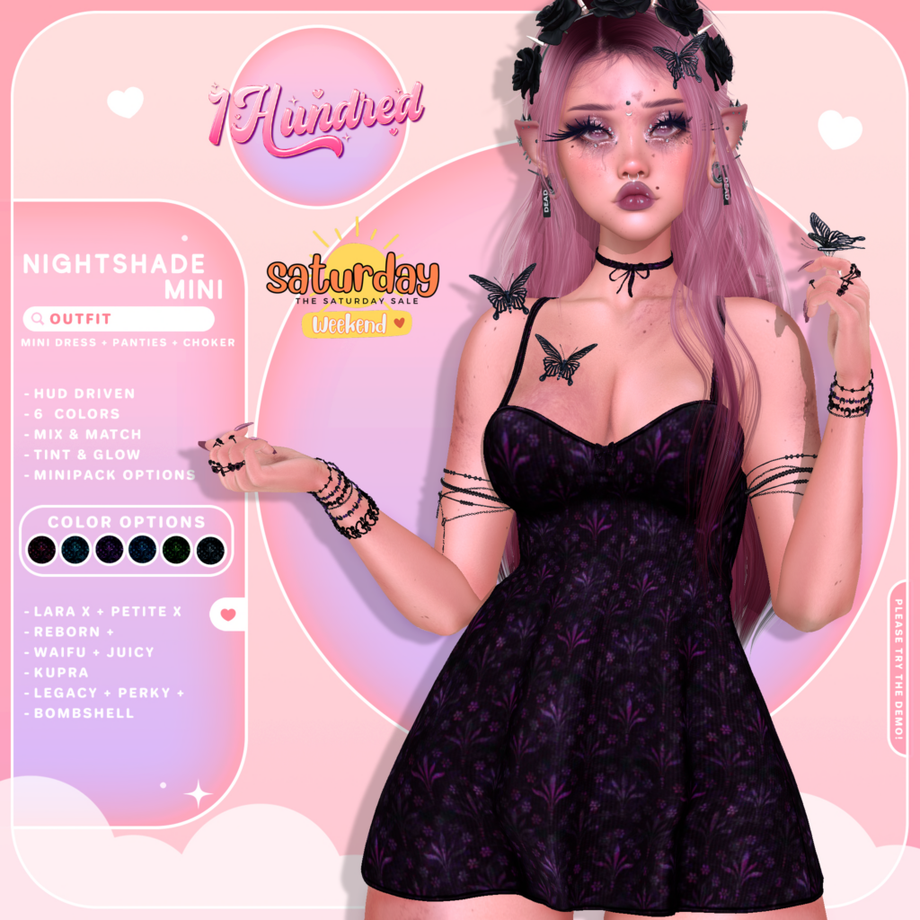 Nightshade Outfit - Inithium/Legacy/MaitreyaX/Reborn/+mods	&lt;a href=&quot;http://maps.secondlife.com/secondlife/Leather%20and%20Lace/73/160/1100&quot; target=&quot;_blank&quot;&gt;Teleport&lt;/a&gt;