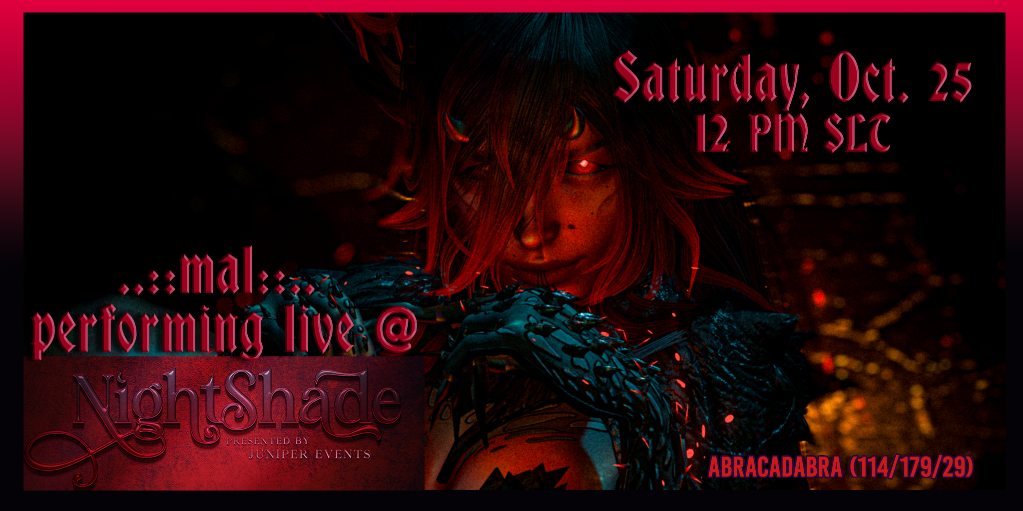 DEADLY DREAMS AWAKE @ NIGHTSHADE WITH MAL