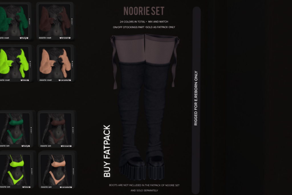 Noorie Boots - Reborn, L$799