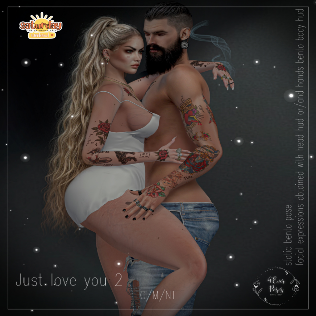 Just Love You 2 Pose	&lt;a href=&quot;http://maps.secondlife.com/secondlife/Famous/182/225/3701&quot; target=&quot;_blank&quot;&gt;Teleport&lt;/a&gt;