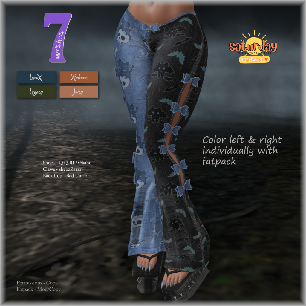 Rosalinda Jeans - Legacy/MaitreyaX/Reborn/+mods	&lt;a href=&quot;http://maps.secondlife.com/secondlife/Leather%20and%20Lace/227/95/2201&quot; target=&quot;_blank&quot;&gt;Teleport&lt;/a&gt;