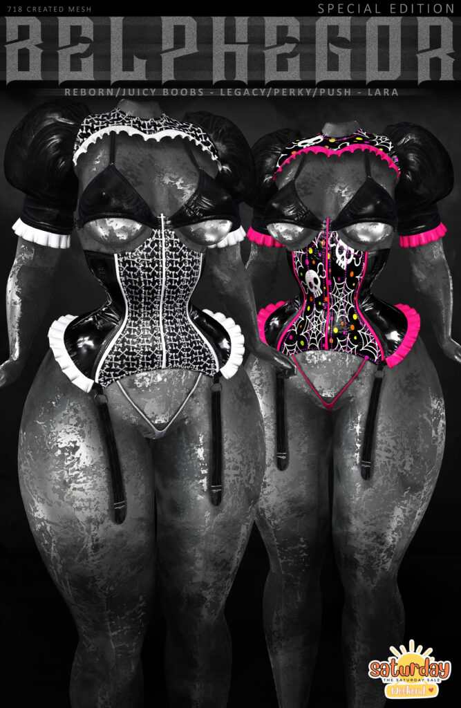Belphegor Corset - Legacy/Maitreya/Reborn/+mods	&lt;a href=&quot;http://maps.secondlife.com/secondlife/Baja%20Sands/199/127/25&quot; target=&quot;_blank&quot;&gt;Teleport&lt;/a&gt;