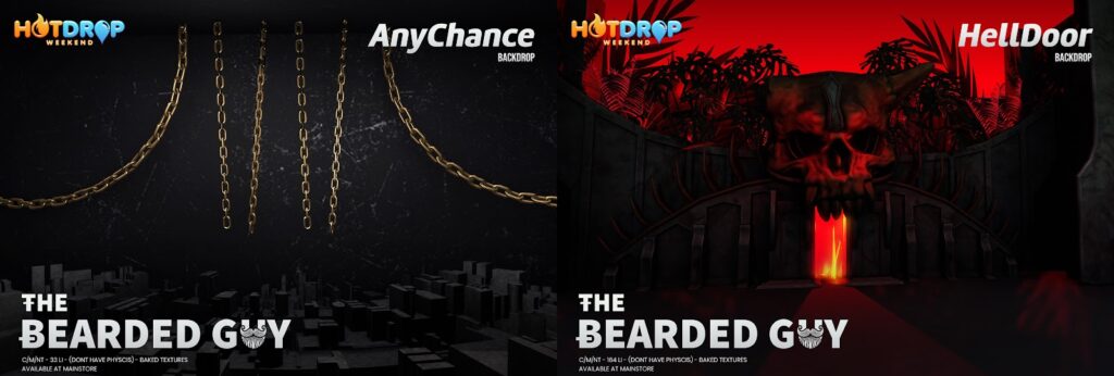 Any Chance &amp; Hell Door Backdrops