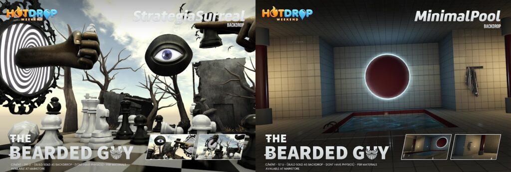 Strategia Surreal &amp; Minimal Pool Backdrops