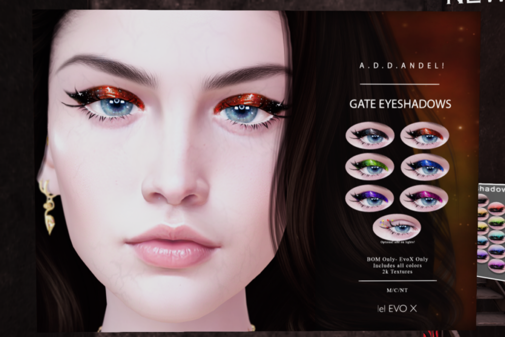 Gate Eyeshadows - EvoX, L$199