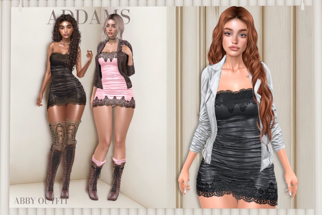 Abby Outfit - GenX/Inithium/Legacy/MaitreyaX/Reborn/+mods, L$250 each/L$1499 each FP/L$2699 MP