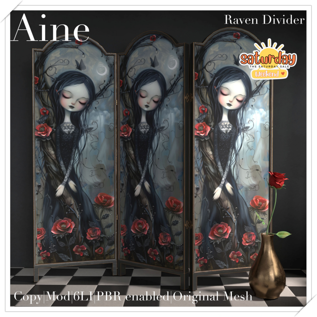 Raven Divider	&lt;a href=&quot;http://maps.secondlife.com/secondlife/Spirit%20Hills/128/228/22&quot; target=&quot;_blank&quot;&gt;Teleport&lt;/a&gt;
