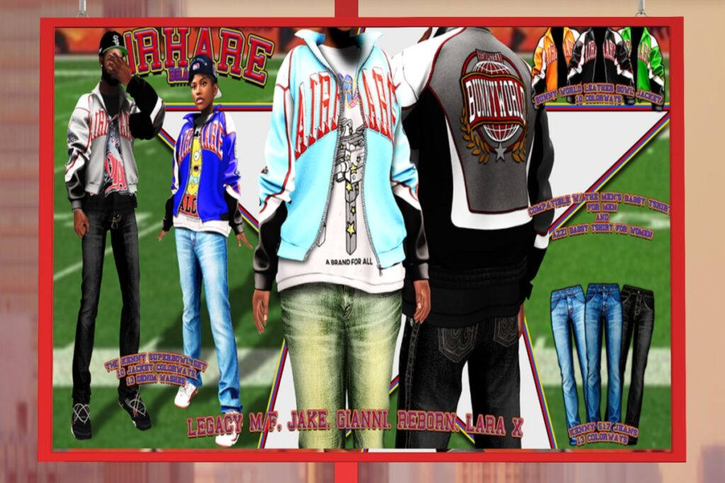 Kenny Superbowl Outfit - Gianni/Jake/Legacy M+F/MaitreyaX/Reborn, L$249-L$299 each/L$1399-L$1499 FP