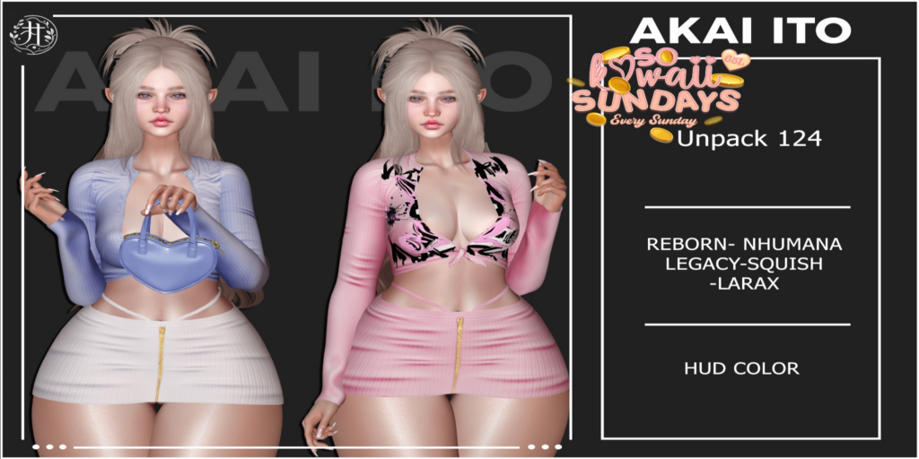 124 Outfit - Legacy/MaitreyaX/Nhumana/Reborn/+mods	&lt;a href=&quot;http://maps.secondlife.com/secondlife/Woodland%20Realm/75/35/21&quot; target=&quot;_blank&quot;&gt;Teleport&lt;/a&gt;