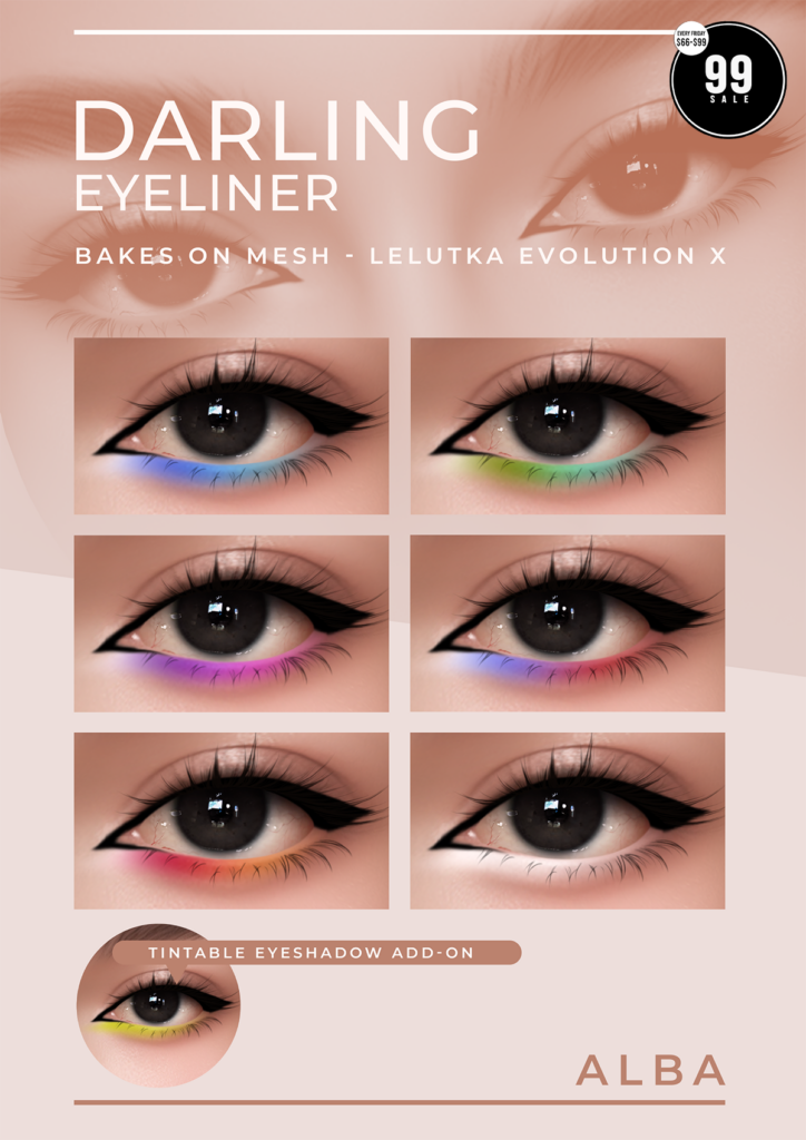 Darling Eyeliner - EvoX	&lt;a href=&quot;http://maps.secondlife.com/secondlife/AmCoz/200/144/2106&quot; target=&quot;_blank&quot;&gt;Teleport&lt;/a&gt;