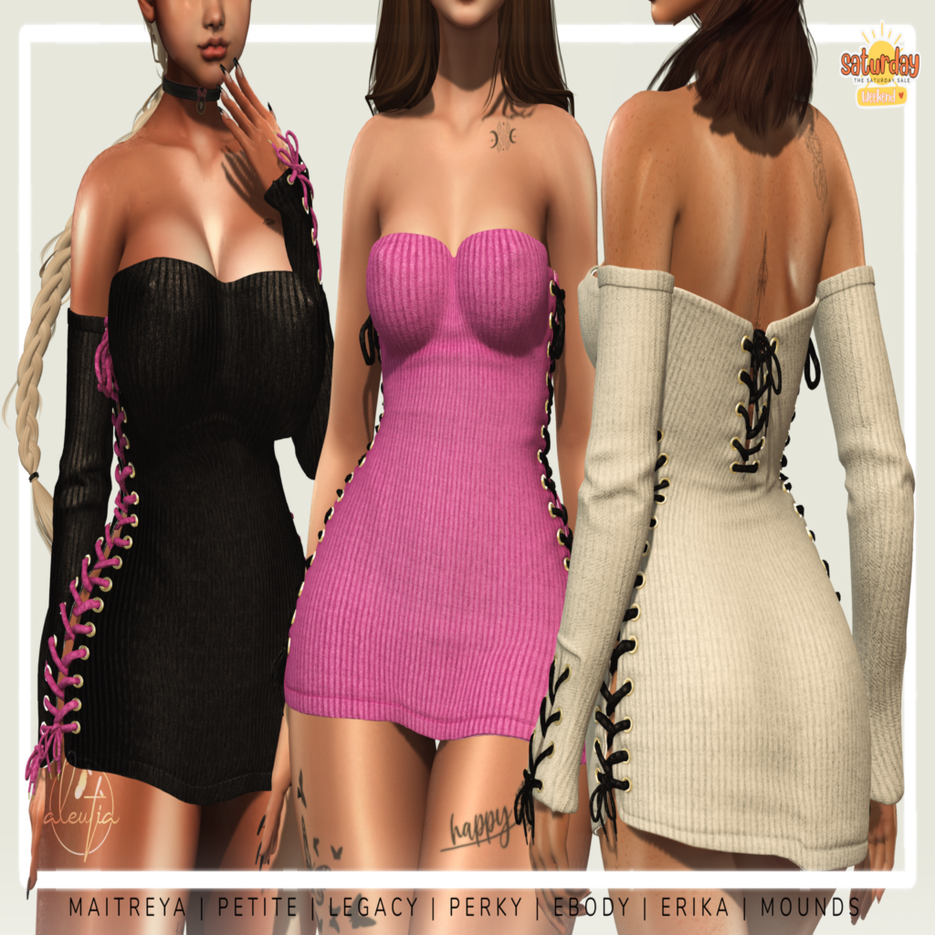 Amani Dress - Erika/Legacy/Maitreya/Reborn/+mods	&lt;a href=&quot;http://maps.secondlife.com/secondlife/Aleutia/74/167/2&quot; target=&quot;_blank&quot;&gt;Teleport&lt;/a&gt;