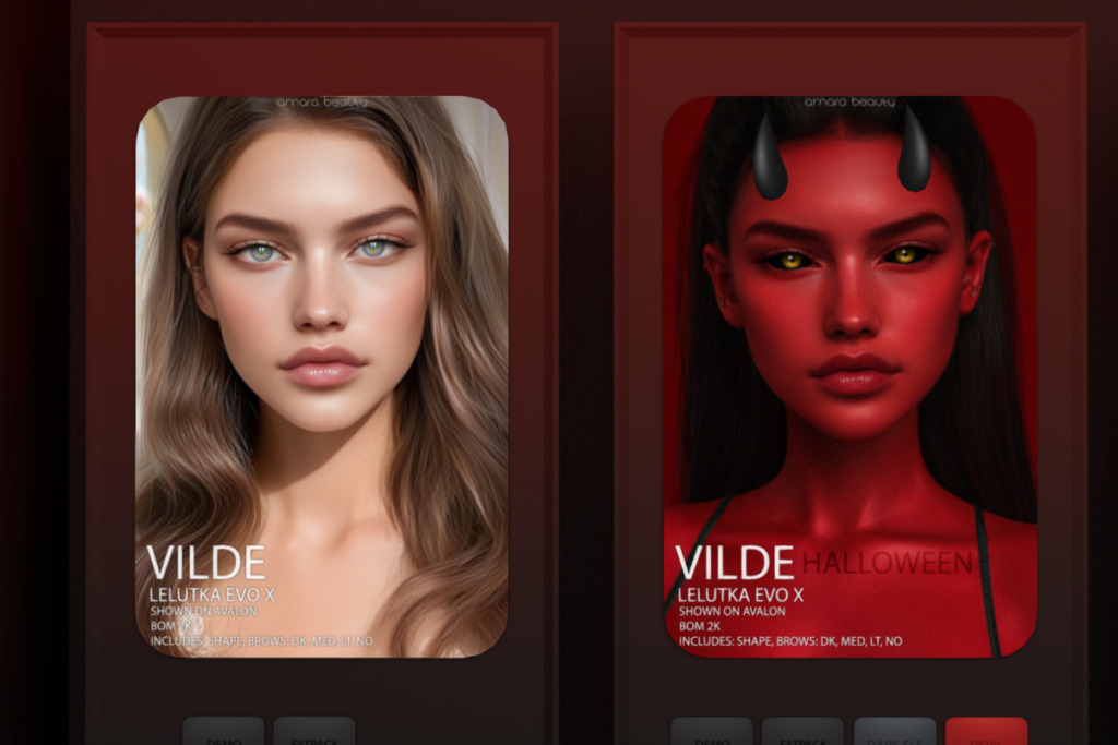 Vilde Skin - Evo X, L$849 each/L$2999-L$3999 each FP