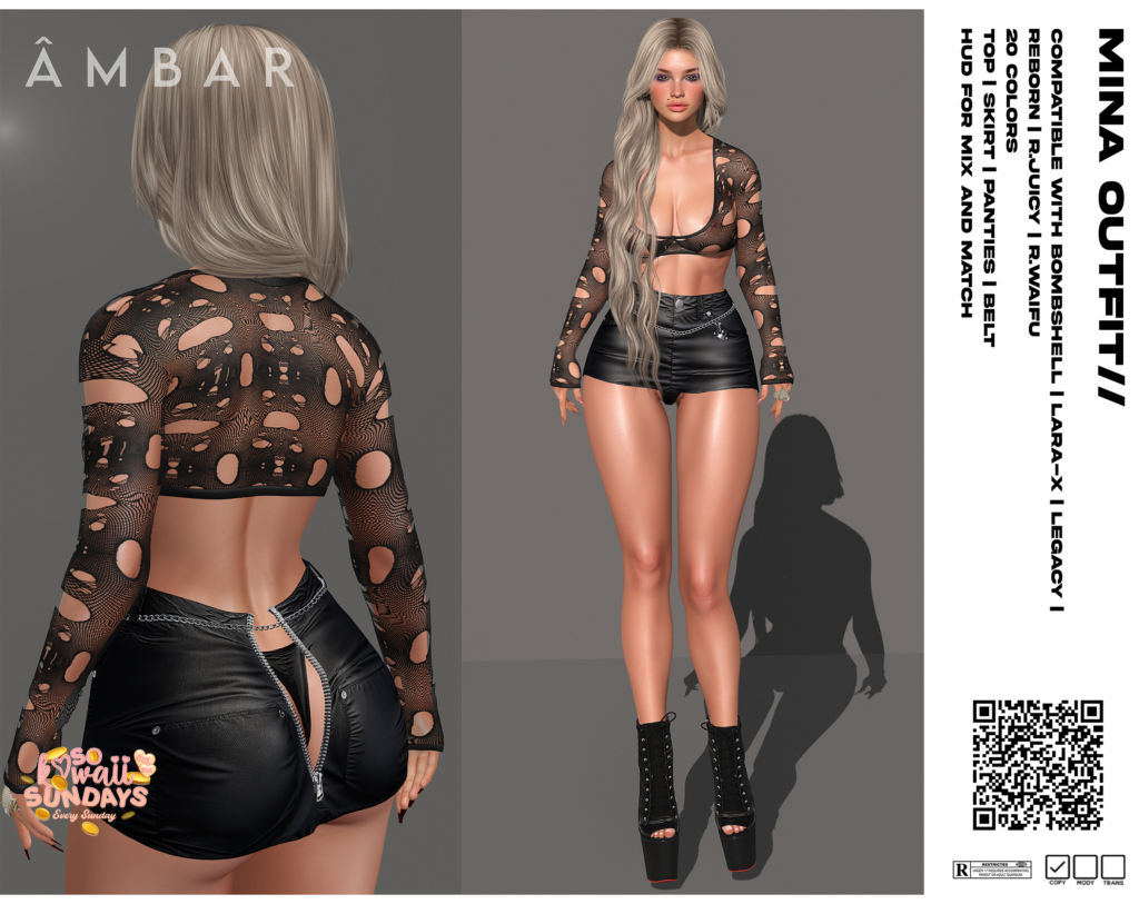 Mina Outfit - Legacy/MaitreyaX/Reborn/+mods	&lt;a href=&quot;http://maps.secondlife.com/secondlife/Mellow%20Marina/145/49/21&quot; target=&quot;_blank&quot;&gt;Teleport&lt;/a&gt;