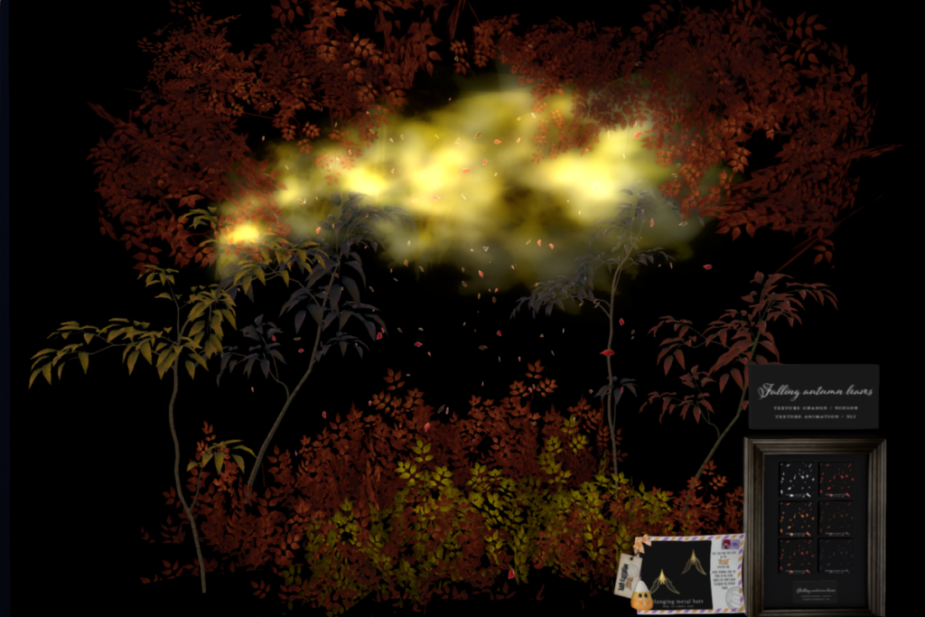 Falling Autumn Leaves, L$249 each/L$499 FP