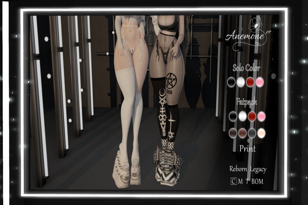 Inna Pantyhose - BOM/Legacy/Reborn, L$250 each/L$700 FP