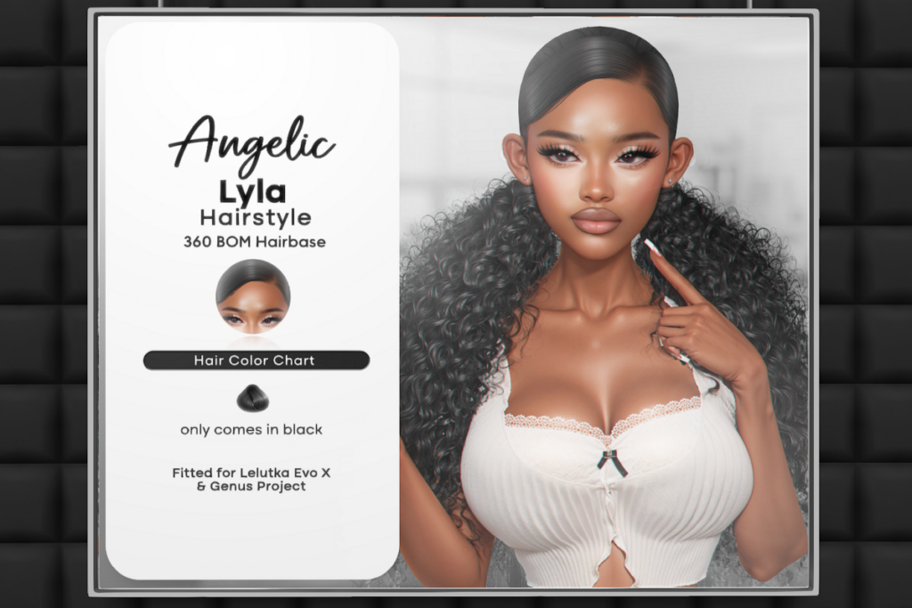 Lyla Hairstyle with Hairbase - EvoX/Genus, L$299