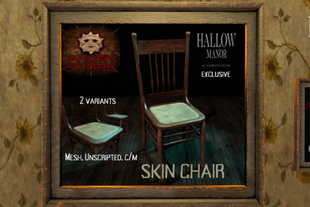Skin Chair Decor, L$199