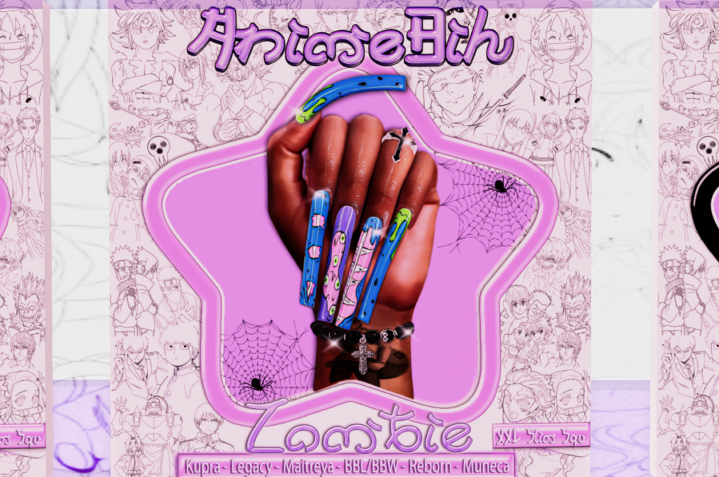 Zombie Nail Set - Inithium/Legacy/Maitreya/Reborn/Yentements/+mods, L$273-L$350 each
