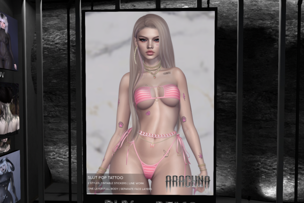 Slut Pop Tattoo - BOM, L$259